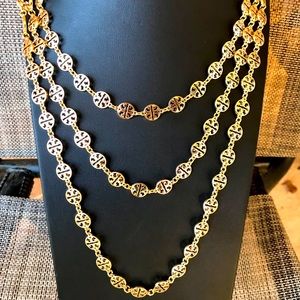 Tory Burch Triple Strand Necklace
